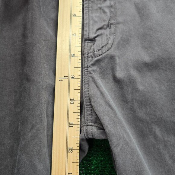 Adriano Goldschmied Jeans Mens 36x32 Gray Slim Straight Flat Front Preppy Casual - Picture 5 of 11